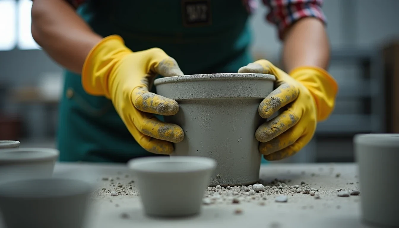 A Centurion Family Turned Pandemic DIY into a Concrete Pot Factory